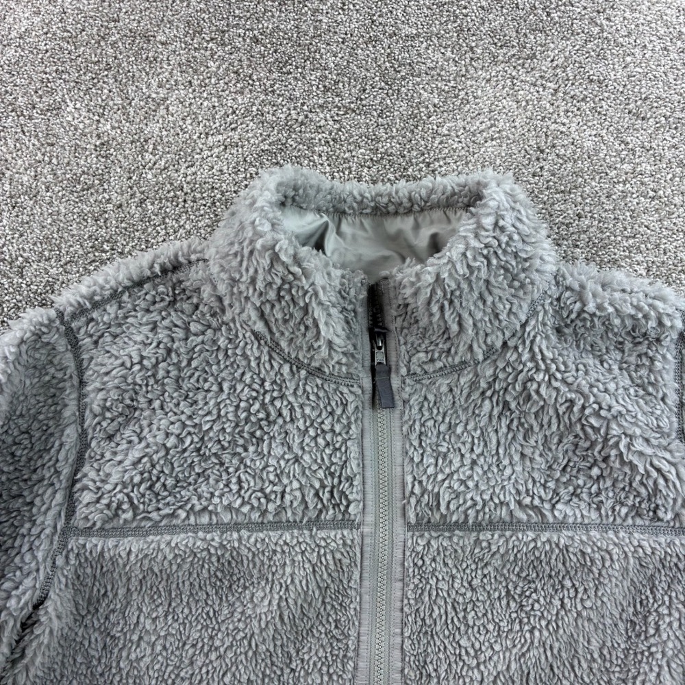 Patagonia Lunar Dusk Jacket Women's Large Gray Fleece Deep Pile Full Zip 23090 - Picture 2 of 8